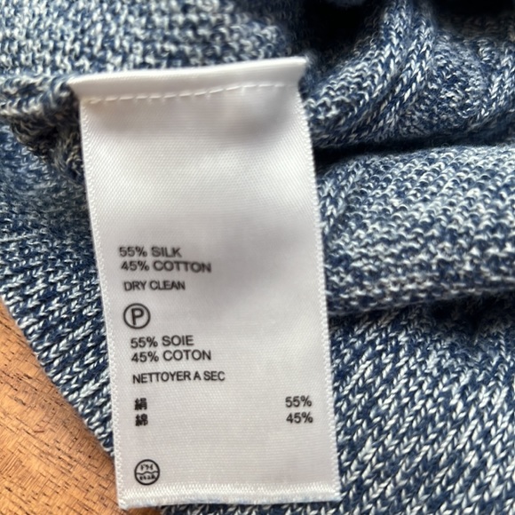 Tommy Bahama Luxury Blue Lightweight Knit L/S Sweater Sz XL - Picture 4 of 9